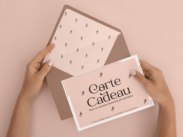 Carte Cadeau - Illustration personnalisée